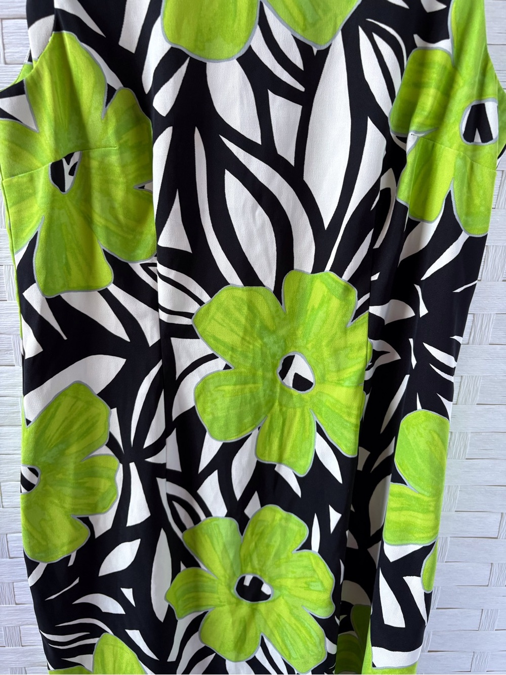 ALYX Size 16 Floral Sheath Dress Sleeveless Back Zip Cruise Party Luau Office - Picture 5 of 11